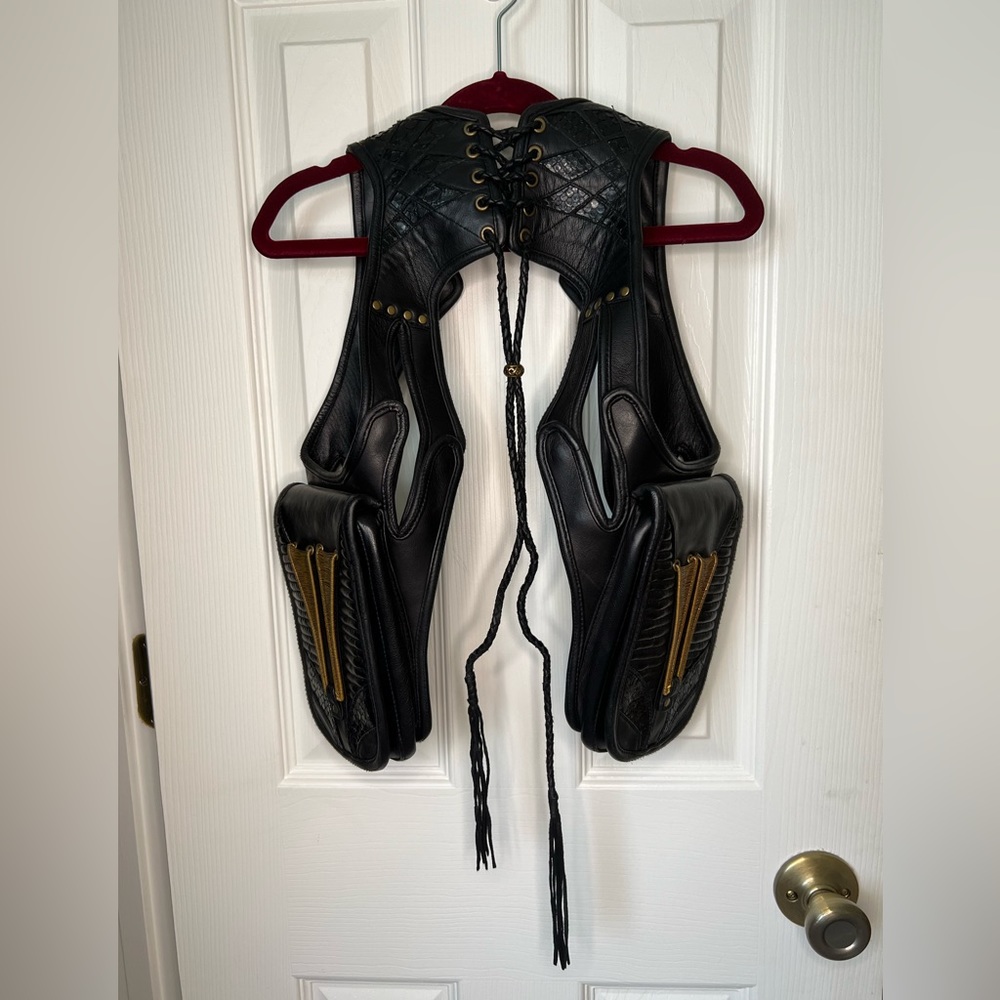 Genuine Leather Utility Bag Holster